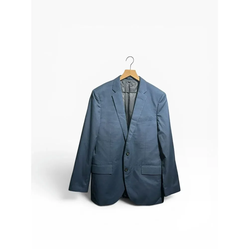 J. Crew Ludlow Suit Blazer Men’s Size 40 Italian Carpini Cotton Formal Jacket